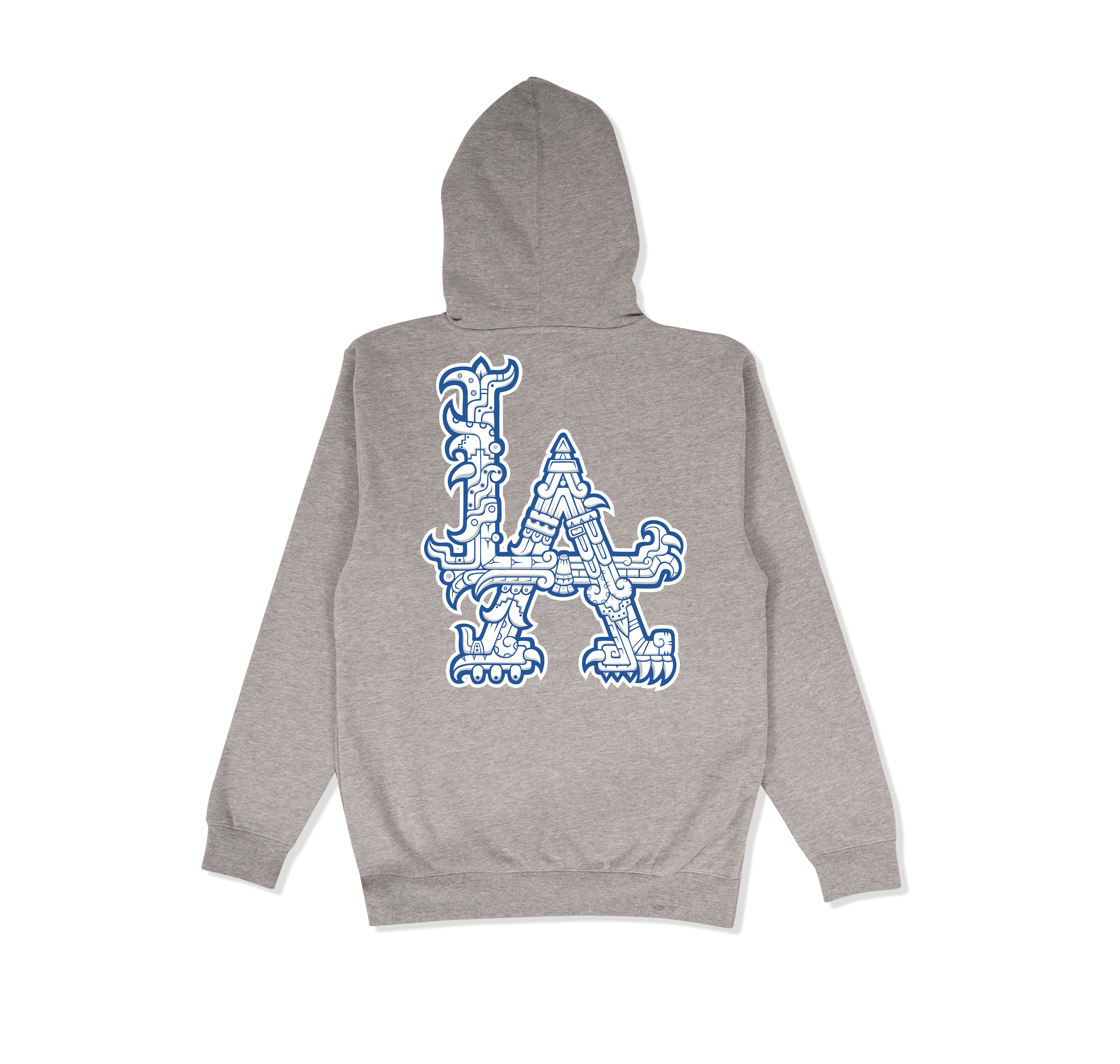 Aztec LA Hoodie (Grey) – Streetwise Clothing