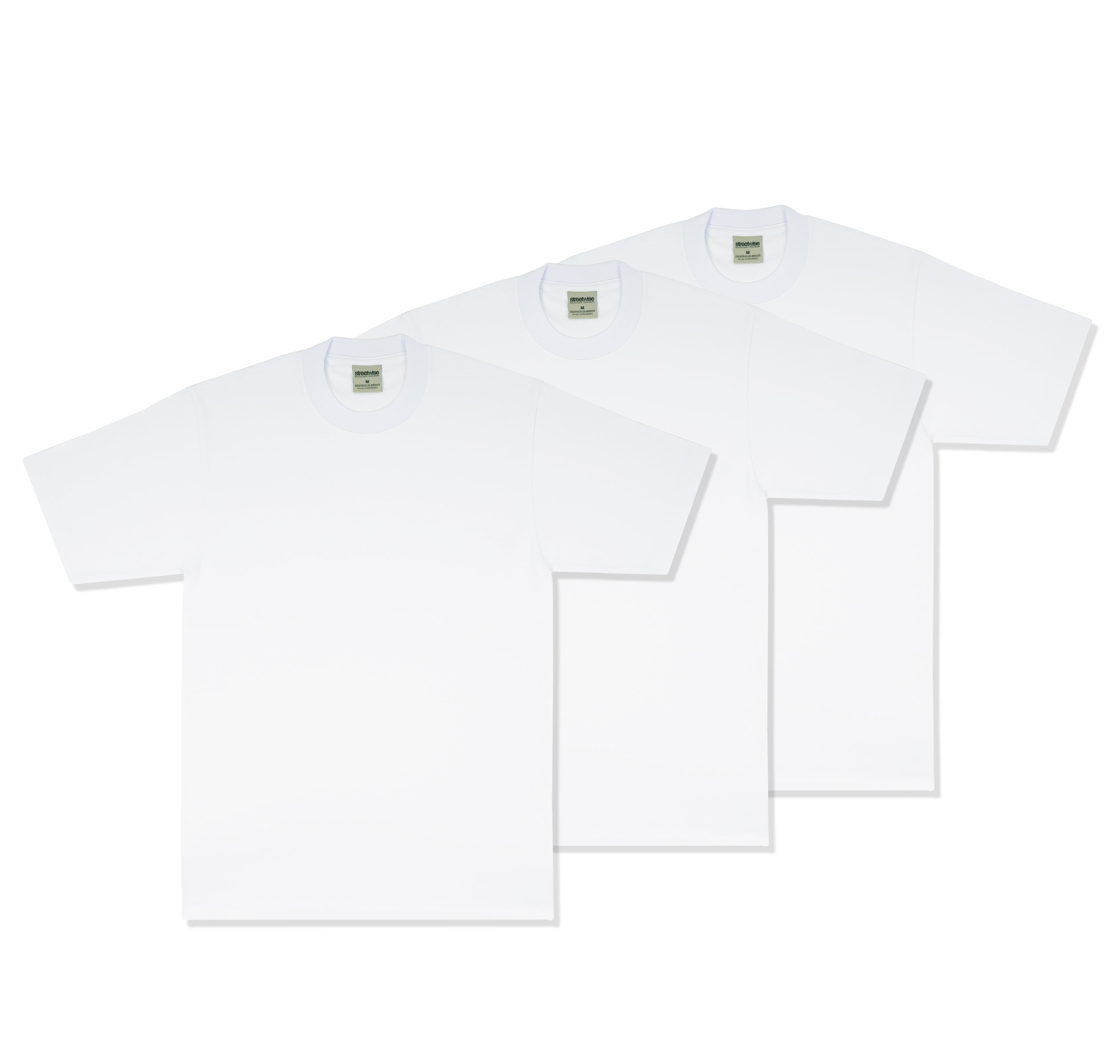 ★COOR★ Heavy Weight Tuck Point T-Shirt White CXC2TS01K-WHE Blank_white_tshirts.jpg?v=