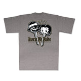 Born To Ride T-Shirt (Grey)