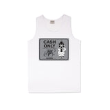 Cash Only Tank (White)