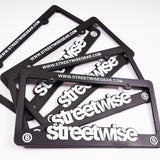 Streetwise Car License Plate (Black)