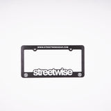 Streetwise Car License Plate (Black)