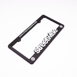Streetwise Car License Plate (Black)