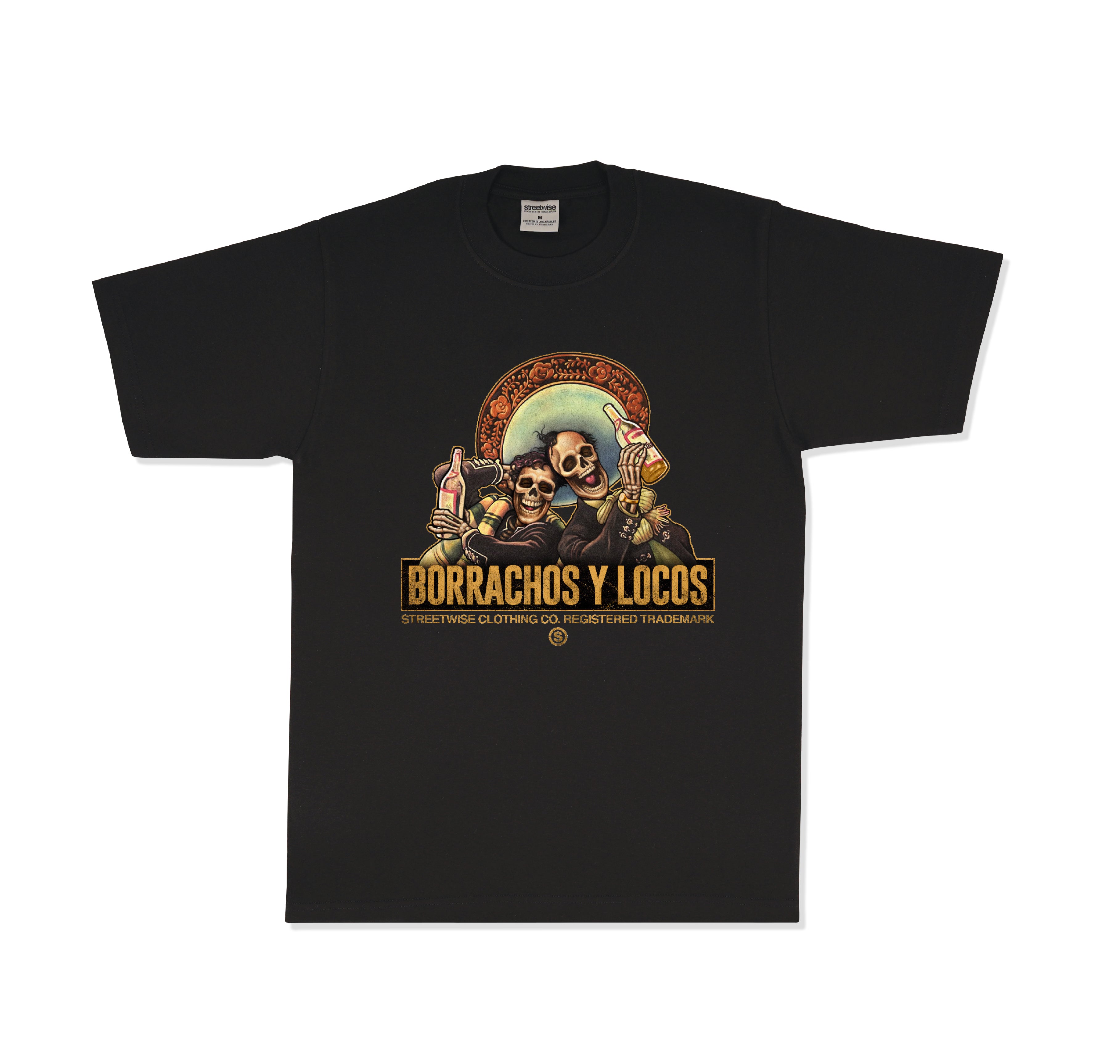 Mariachi T-Shirt (Black) – Streetwise Clothing