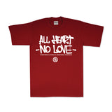 Heartless T-Shirt (Bugundy)