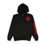 "S" Logo Hoodie (Black/Red)