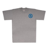 "S" Logo T-Shirt (Grey/Navy)