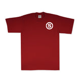 "S" Logo T-Shirt (Burgundy)