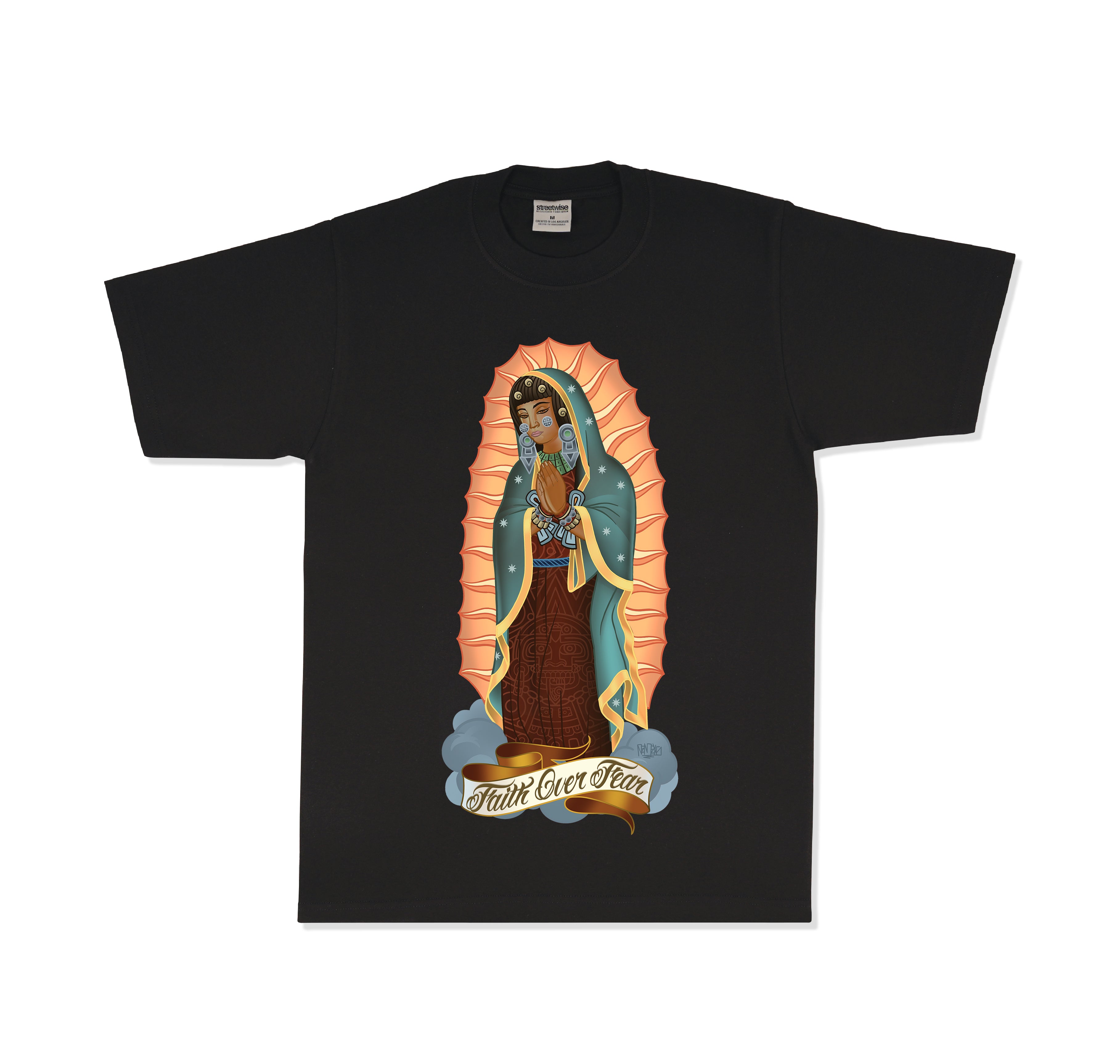 【M】TENDERLOIN MARIA TEE BLACK Santa Maria T-Shirt (Black) – Streetwise Clothing