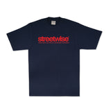 Stencil T-Shirt (Navy/Red)