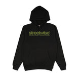 Stencil Hoodie (Black/Military Green)