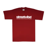 Stencil T-Shirt (Burgundy)