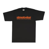 Stencil T-Shirt (Black/Orange)