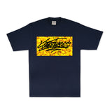 Yellow Tips T-Shirt (Navy)