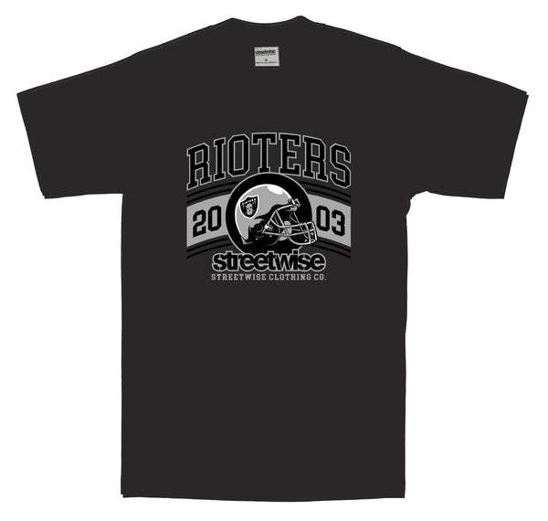 92 RIOTS T-shirt (Black) – Streetwise Clothing