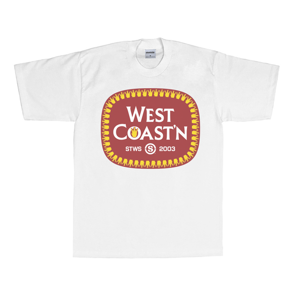 West Coastin' T-Shirt (White) | Classics | Streetwise Clothing