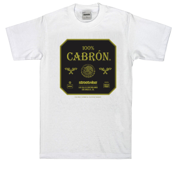 100% Cabron T-Shirt (White)