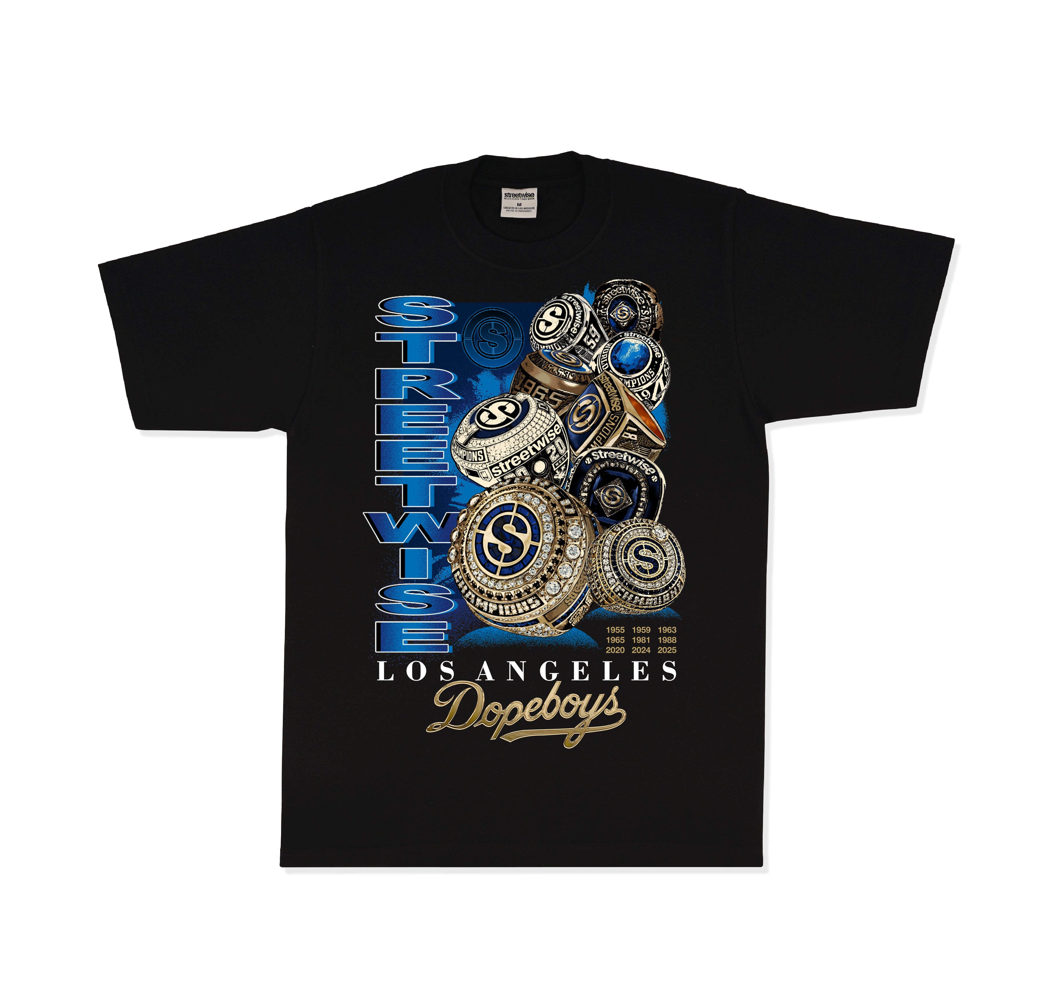9 Rings T-Shirt (Black) – Streetwise Clothing