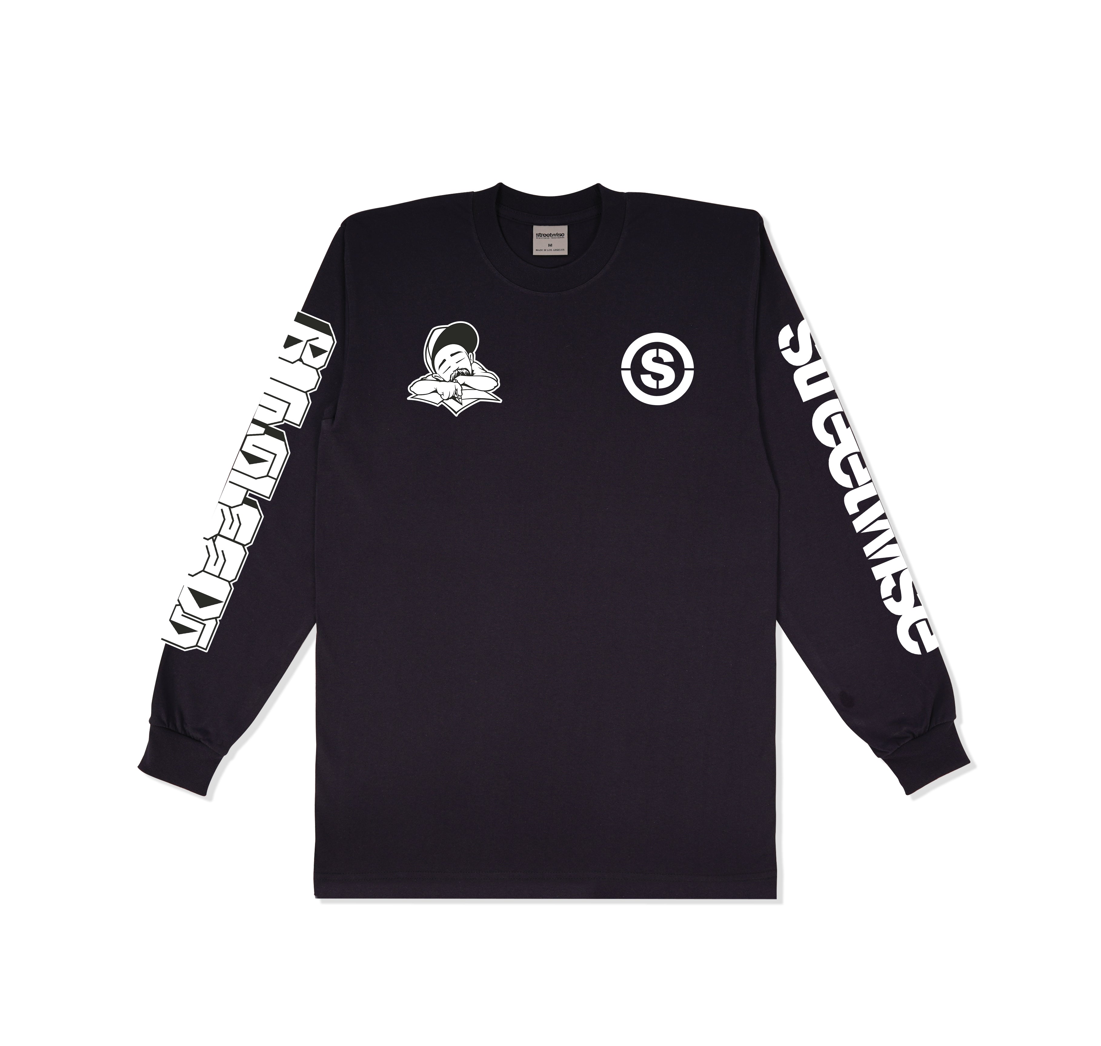 Big Streets Long Sleeve (Black) – Streetwise Clothing