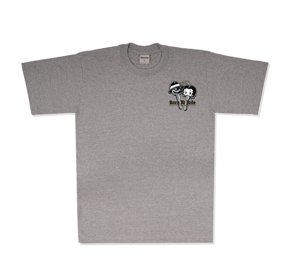[SAN SAN GEAR] / ☆ 24FW VOID BORN T-SHIRT / WARM GREY FADED WASHING T-SHIRT [WARM GREY] - SAN SAN GEAR