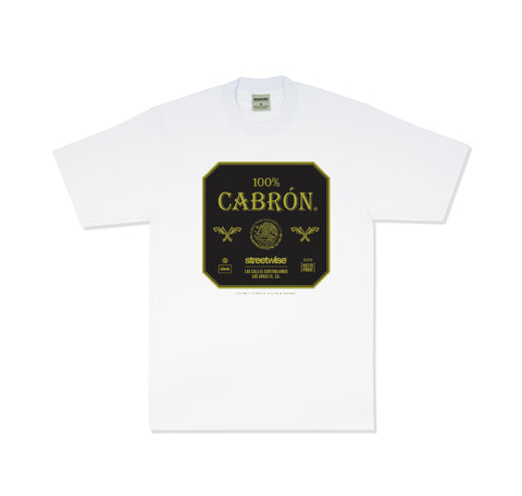 100% Cabron T-Shirt (White)