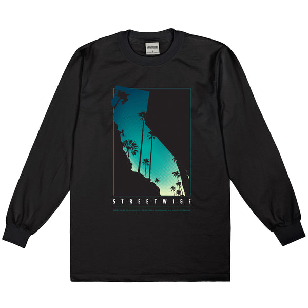 Cali Palms Long Sleeve (Black)