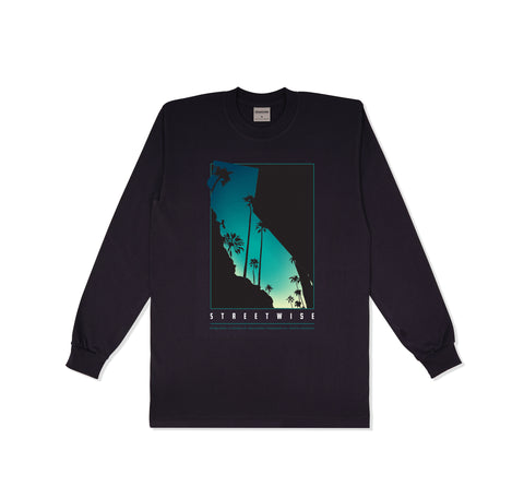 Cali Palms Long Sleeve (Black)