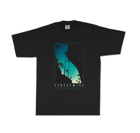 Cali Palms T-Shirt (Black)