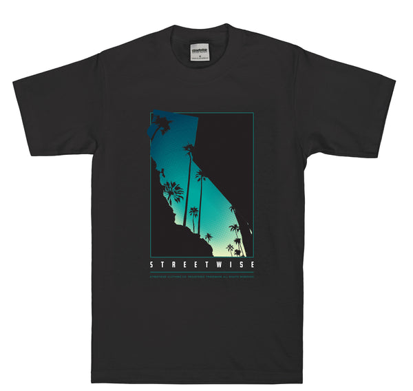 Cali Palms T-Shirt (Black)