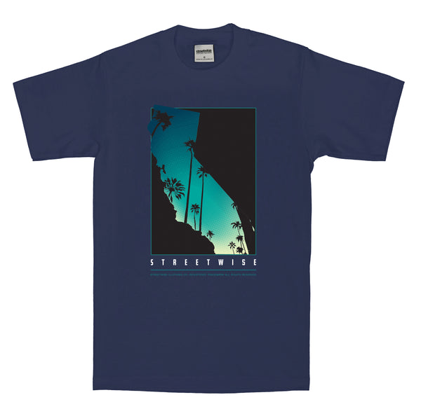 Cali Palms T-Shirt (Navy)