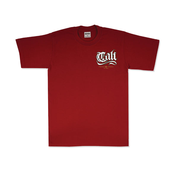 California T-Shirt (Burgundy)