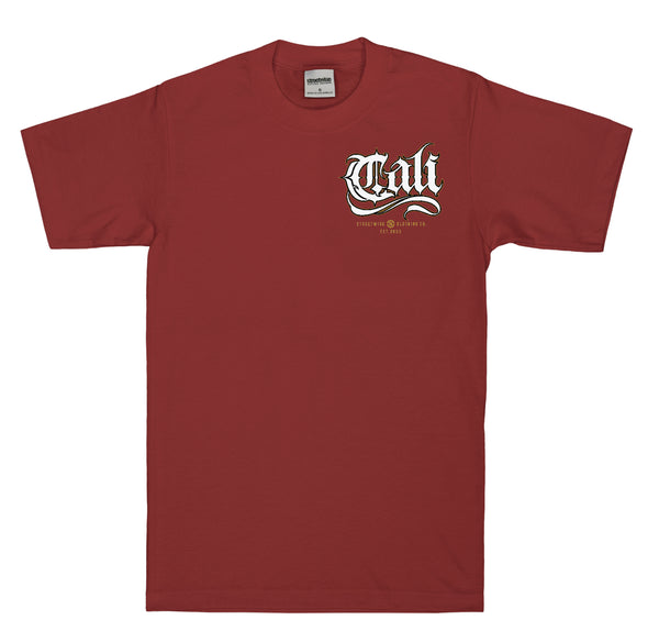 California T-Shirt (Burgundy)