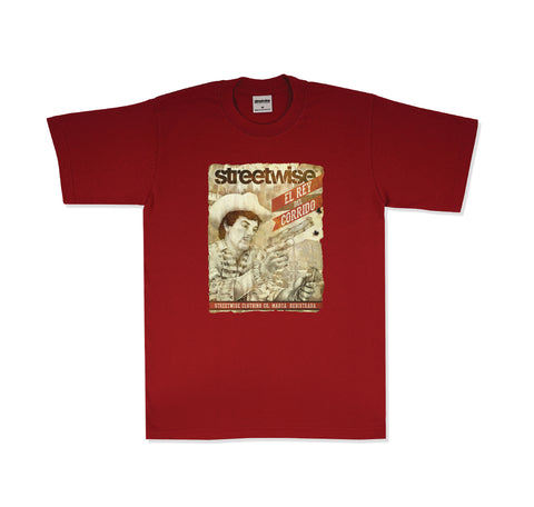 Chalino T-Shirt (Burgundy)