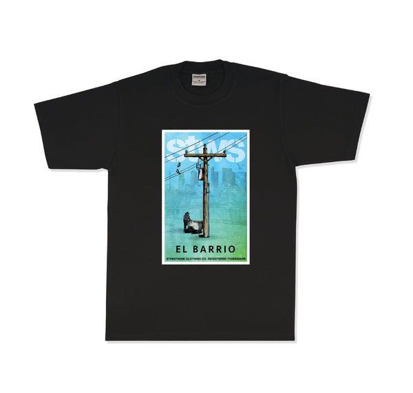 NEIGHBORHOOD　EL BARRIO / W-SHIRT　中綿　白×黒 El Barrio T-Shirt (Black) | 2019 | Streetwise Clothing