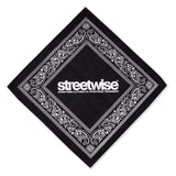 Streetwise Paisley Bandana (Black)