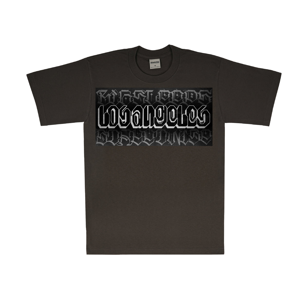 L.A. Block T-Shirt (Charcoal) – Streetwise Clothing