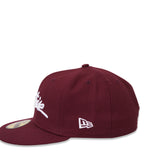 The Flow New Era Fitted Hat 59Fifty (Burgundy)