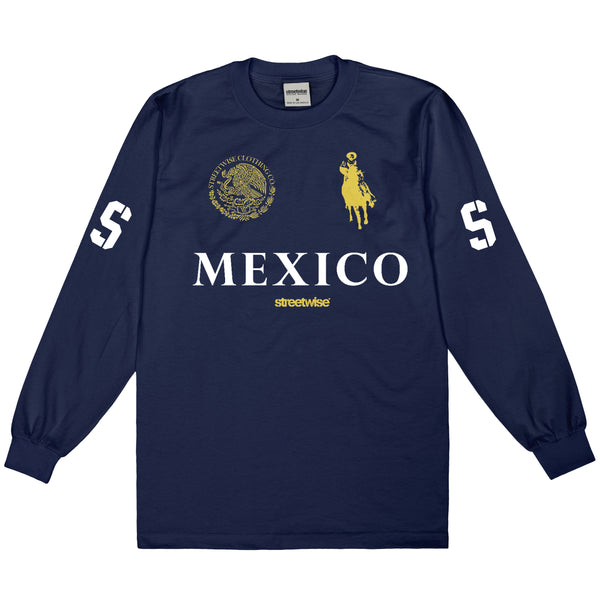 Narco Polo Long Sleeve (Navy)