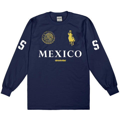 Narco Polo Long Sleeve (Navy)