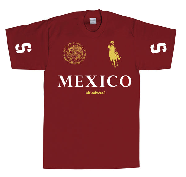 Narco Polo T-Shirt (Burgundy)