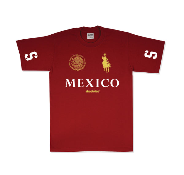 Narco Polo T-Shirt (Burgundy)