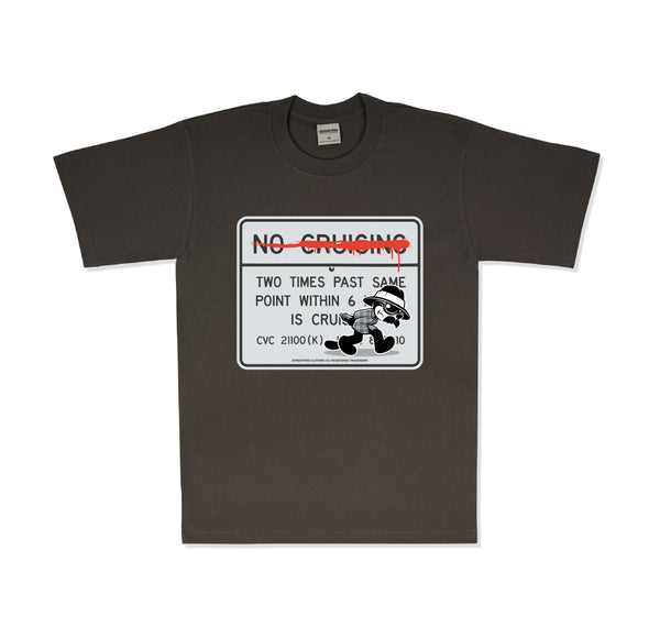 No Cruising T-Shirt (Charcoal)