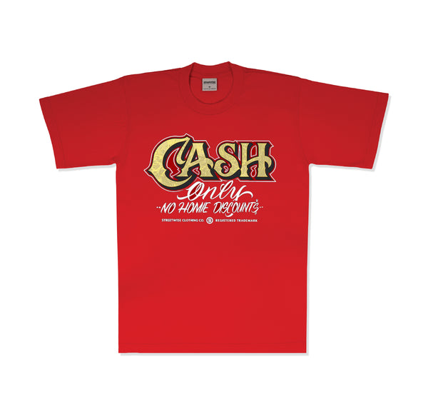 No Discounts T-Shirt (Red)