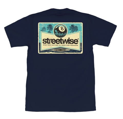 Pool Shark T-Shirt (Navy)