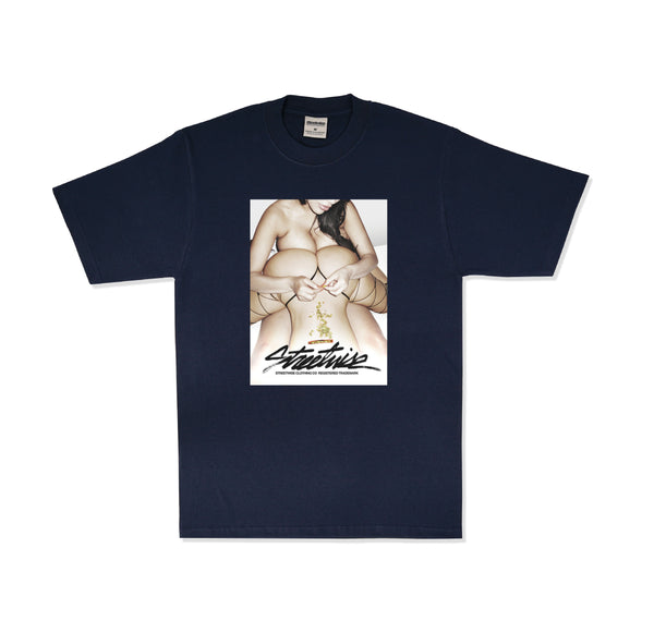 Roll Up T-Shirt (Navy)