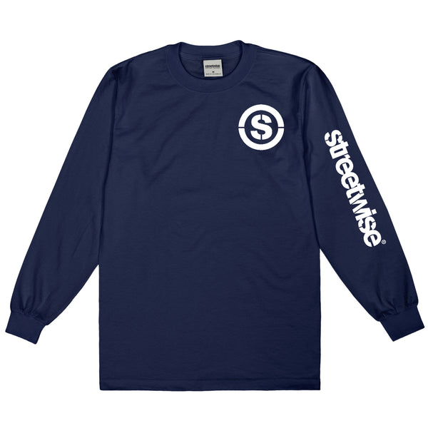 "S" Logo Long Sleeve (Navy)