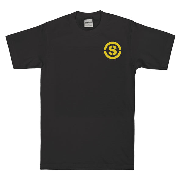 "S" Logo T-Shirt (Black/Gold)