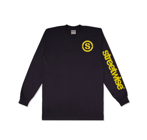 "S" Logo Long Sleeve (Black/Gold)