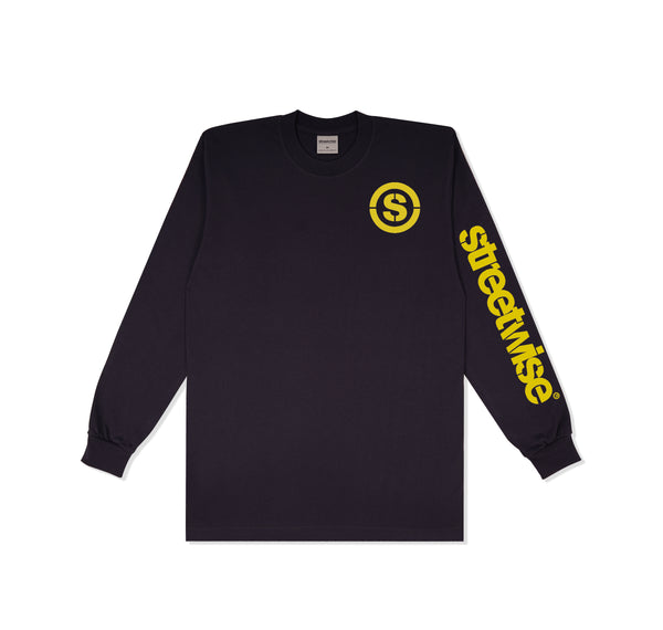 "S" Logo Long Sleeve (Navy/Gold)