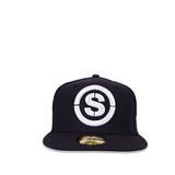 S Logo New Era Fitted Hat 59Fifty (Navy Blue)